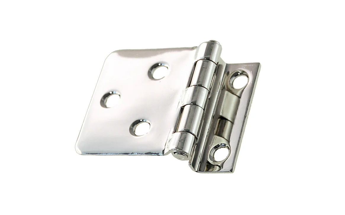 Solid Brass Hoosier Hinge ~ 3/8" Offset