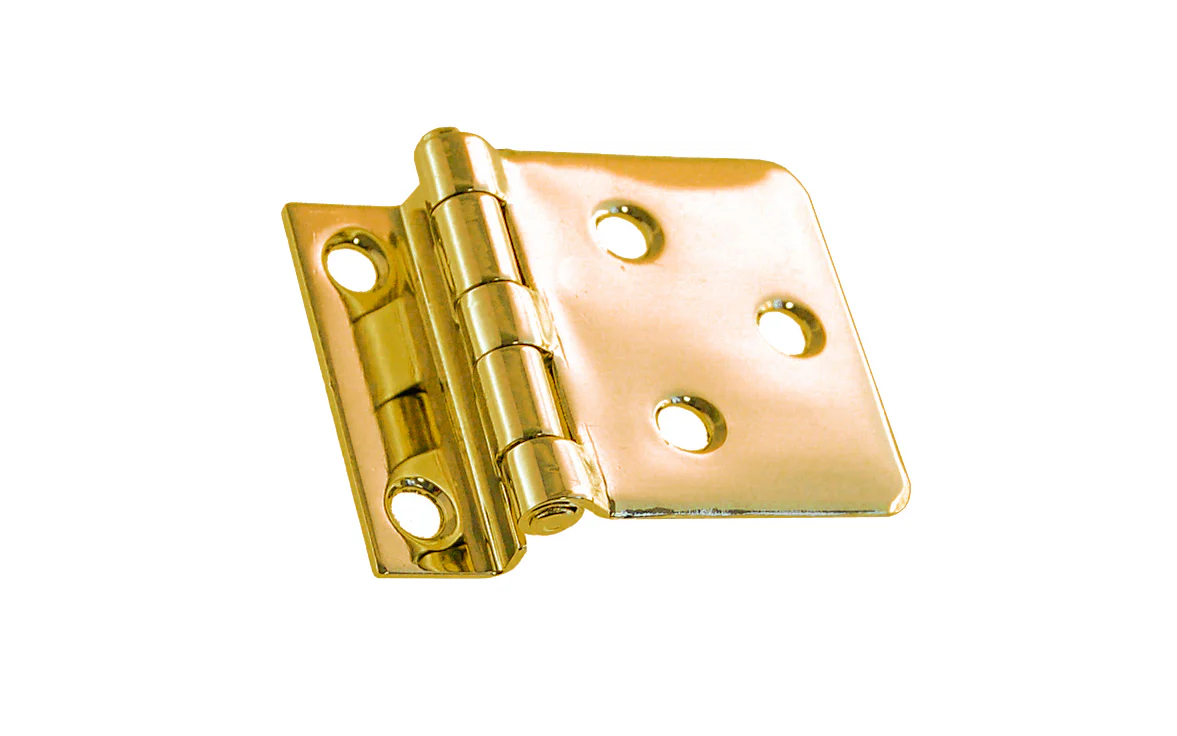 Solid Brass Hoosier Hinge ~ 3/8" Offset - Image 2