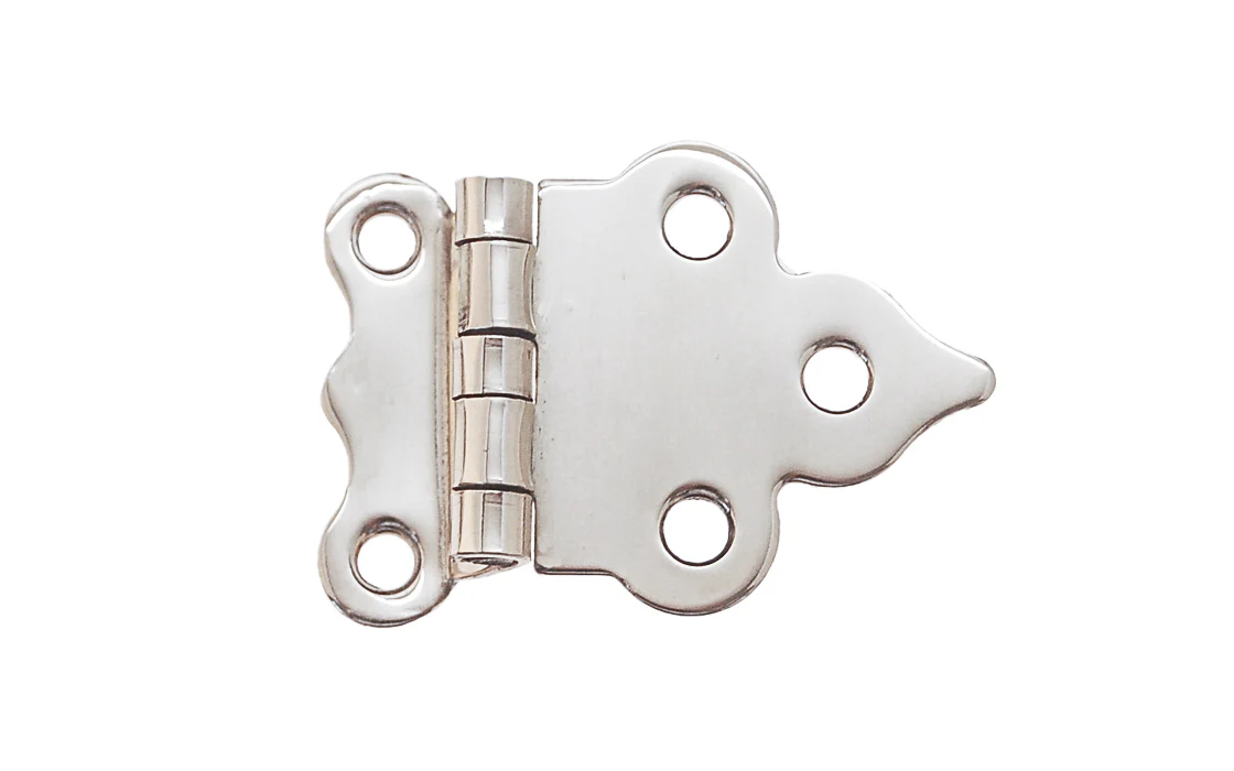 Solid Brass Hoosier Hinge ~ 3/8" Offset - Image 2