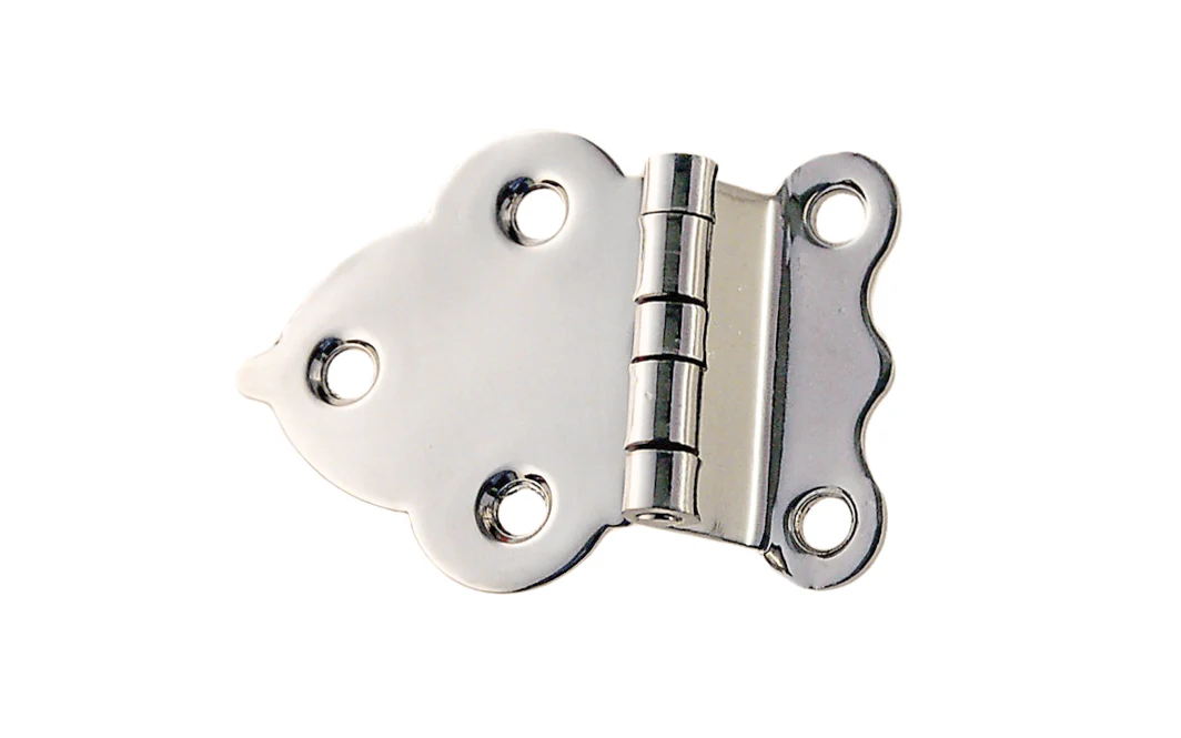 Solid Brass Hoosier Hinge ~ 3/8" Offset - Image 2