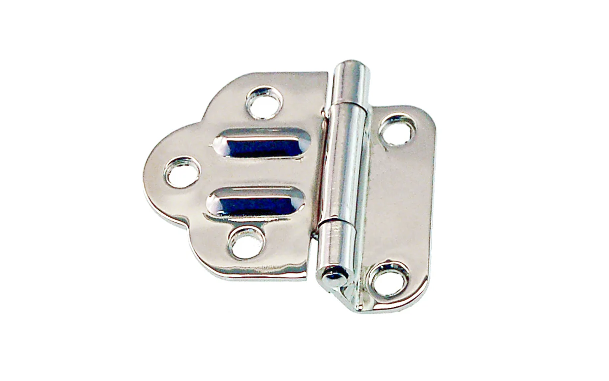 Solid Brass Hoosier Hinge ~ 3/8" Offset