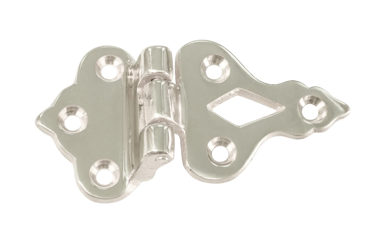 Solid Brass Ice Box Hinge ~ 3/8" Offset - Image 2