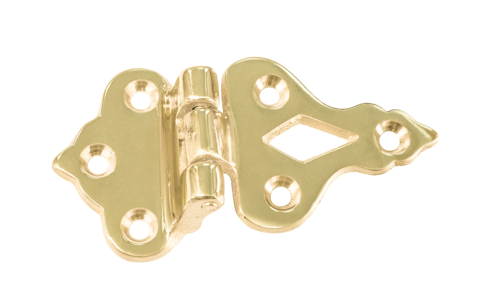 Solid Brass Ice Box Hinge ~ 3/8" Offset - Image 5