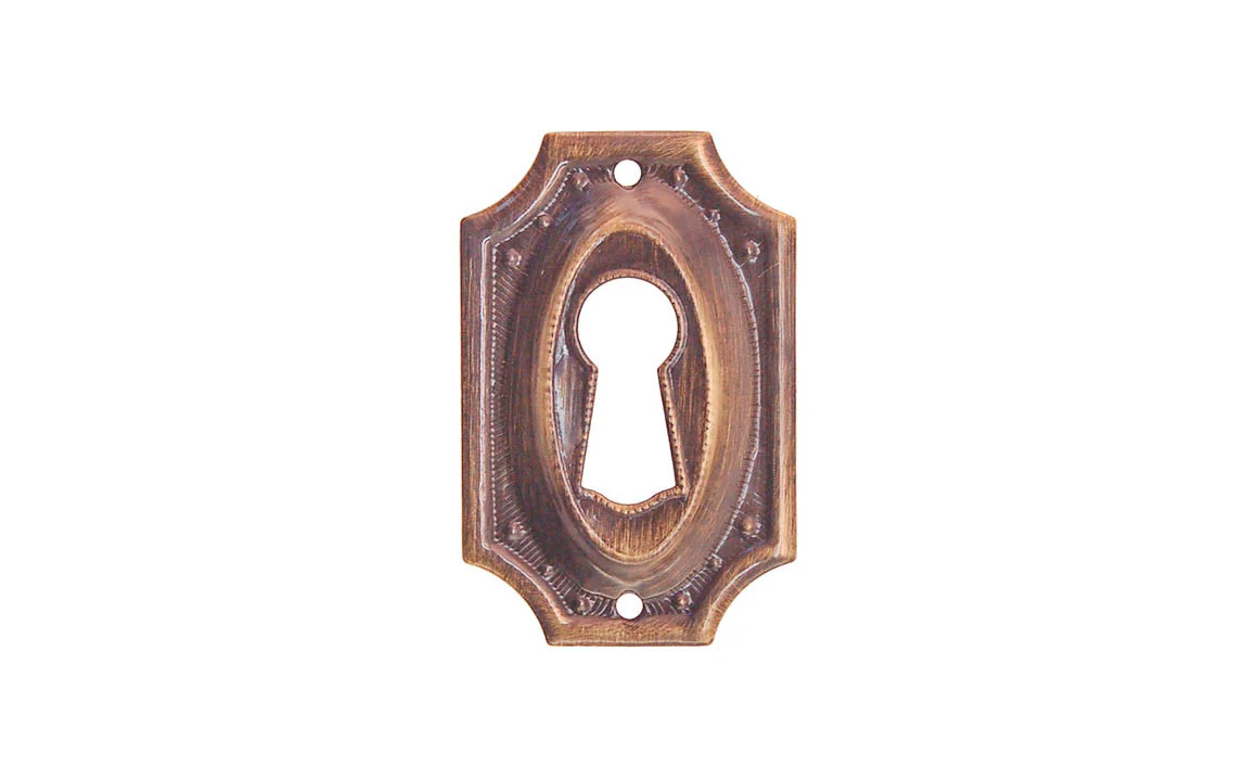 Stamped Brass Keyhole