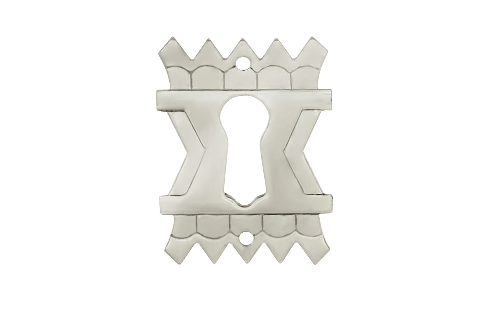 Eastlake Stamped Brass Keyhole - Image 2