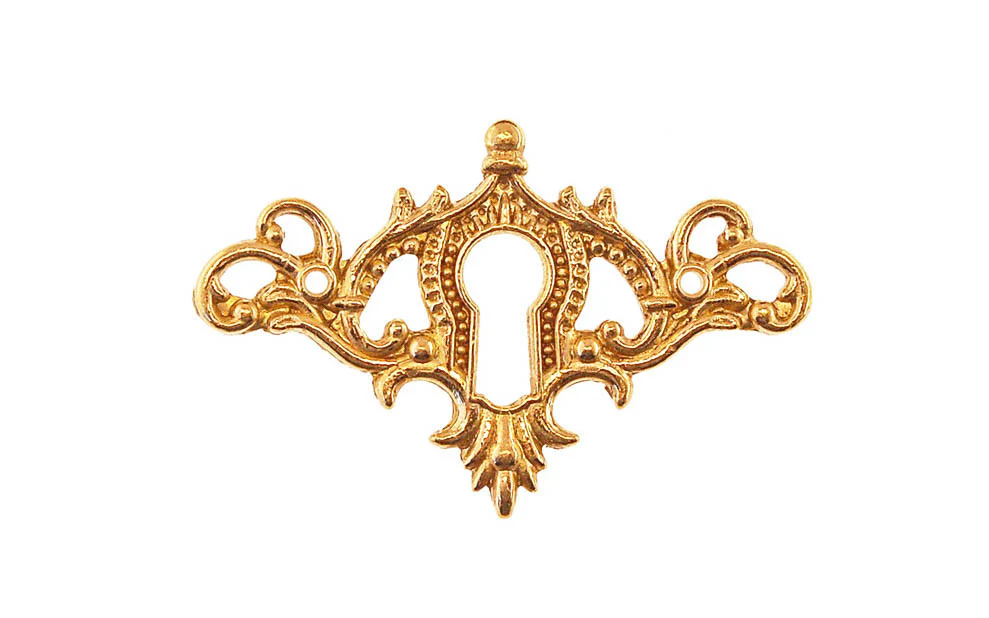 Solid Brass Elegant Keyhole