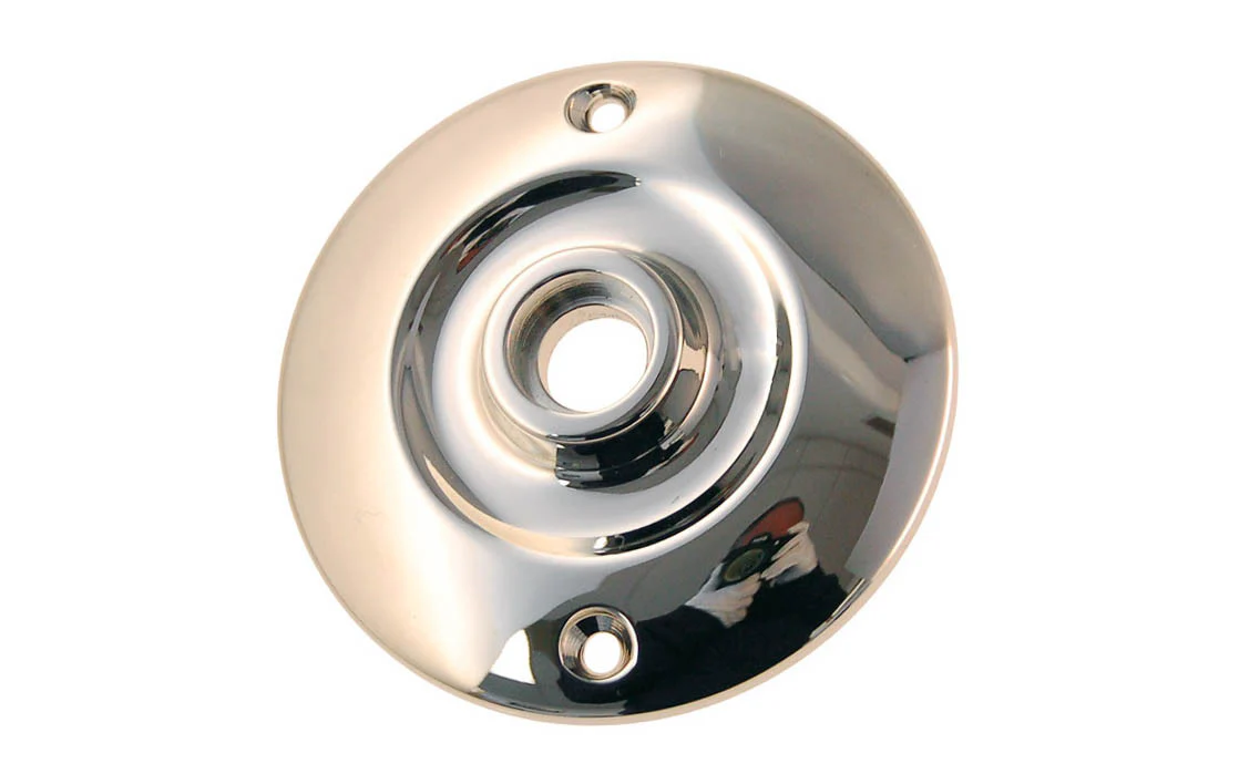Solid Brass Large Rosette ~ Passage (Non-Locking) - Image 4