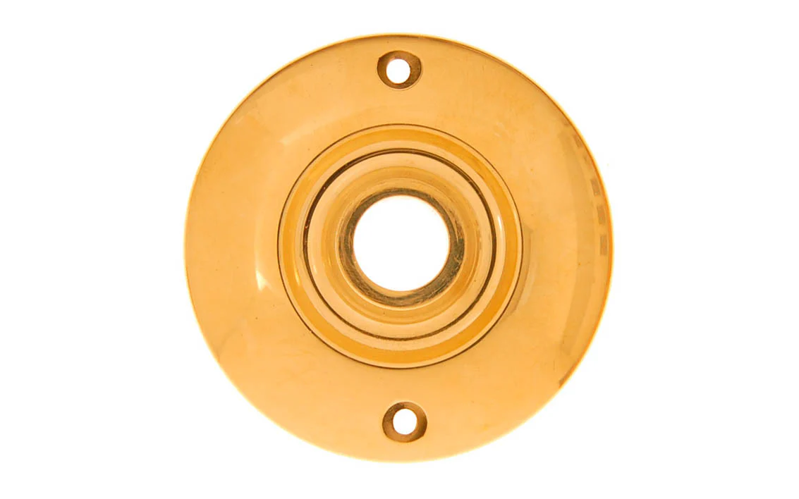 Solid Brass Large Rosette ~ Passage (Non-Locking) - Image 5