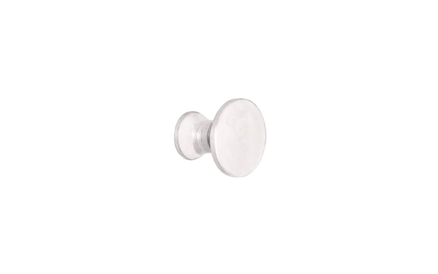Solid Brass Mini Knob ~ 1/2" Diameter - Image 2