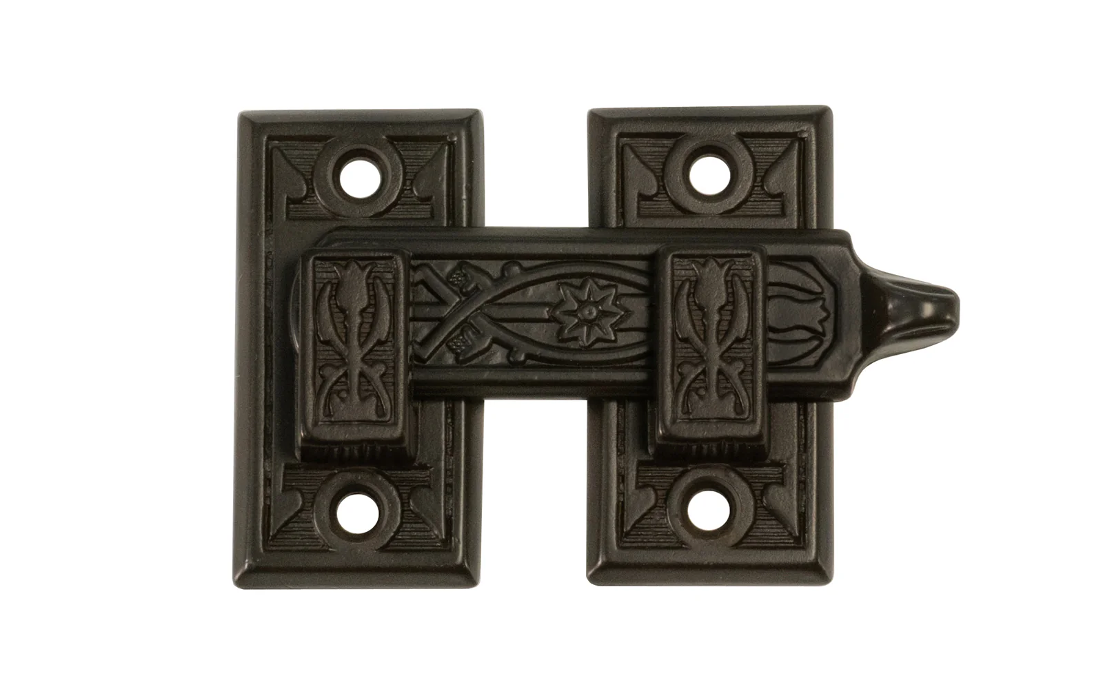 Solid Brass Ornate Shutter Bar - Image 3