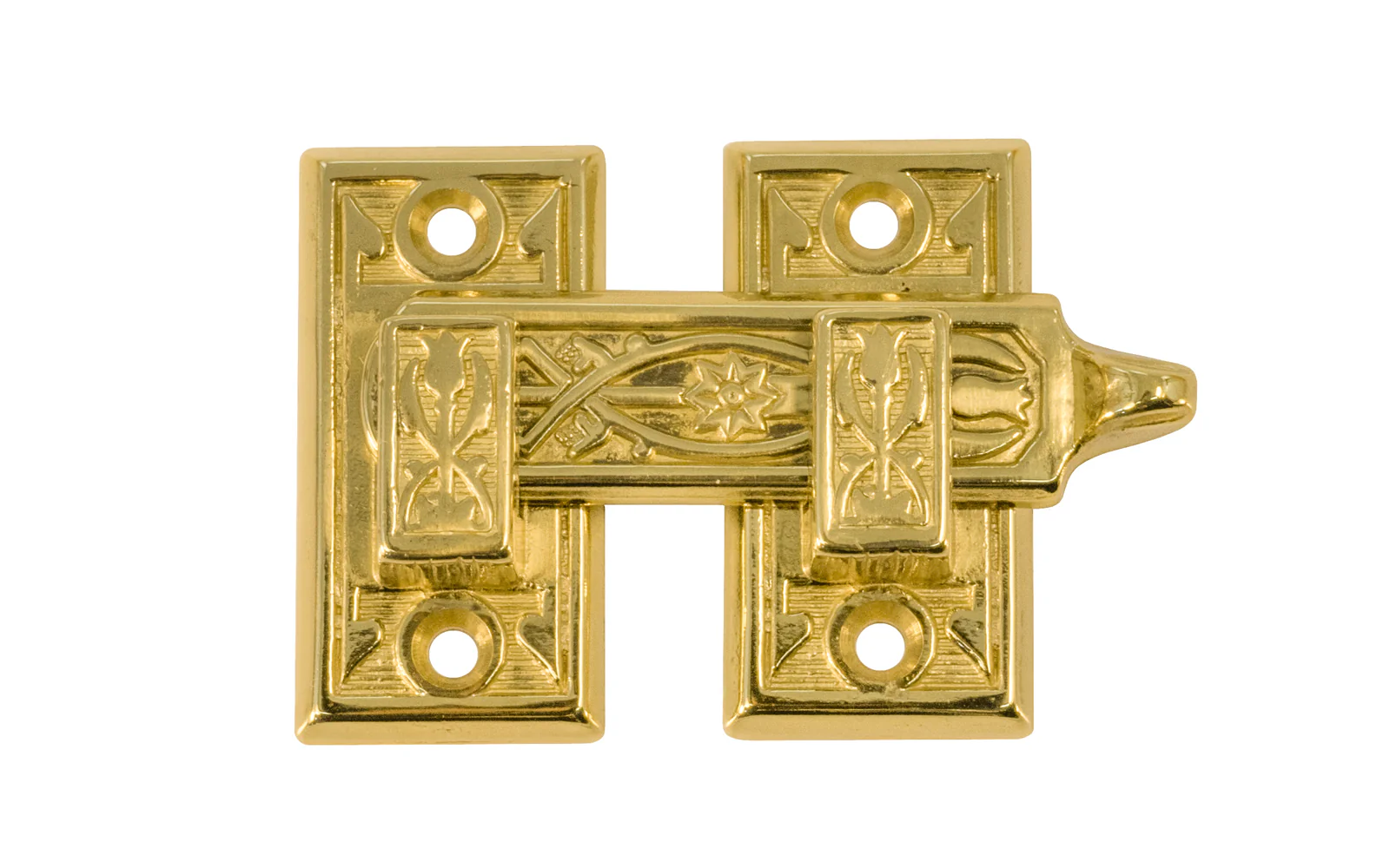 Solid Brass Ornate Shutter Bar - Image 4