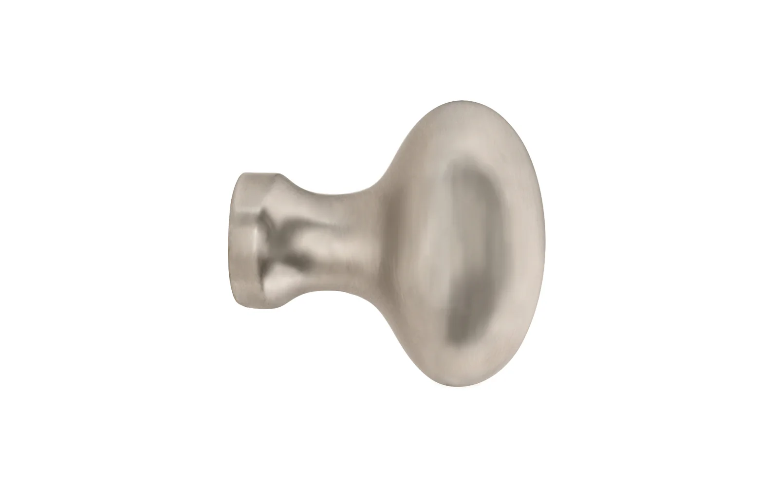Solid Brass Cabinet Oval Knob ~ 1-1/4" Length - Image 4