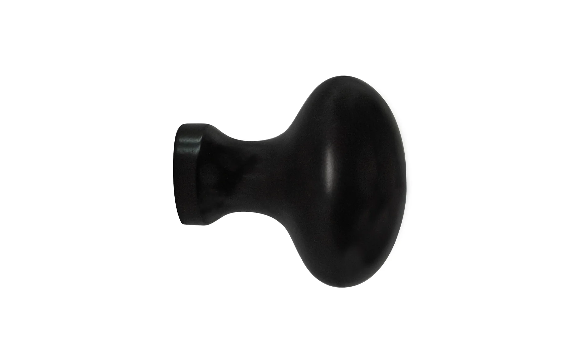 Solid Brass Cabinet Oval Knob ~ 1-1/4" Length - Image 5