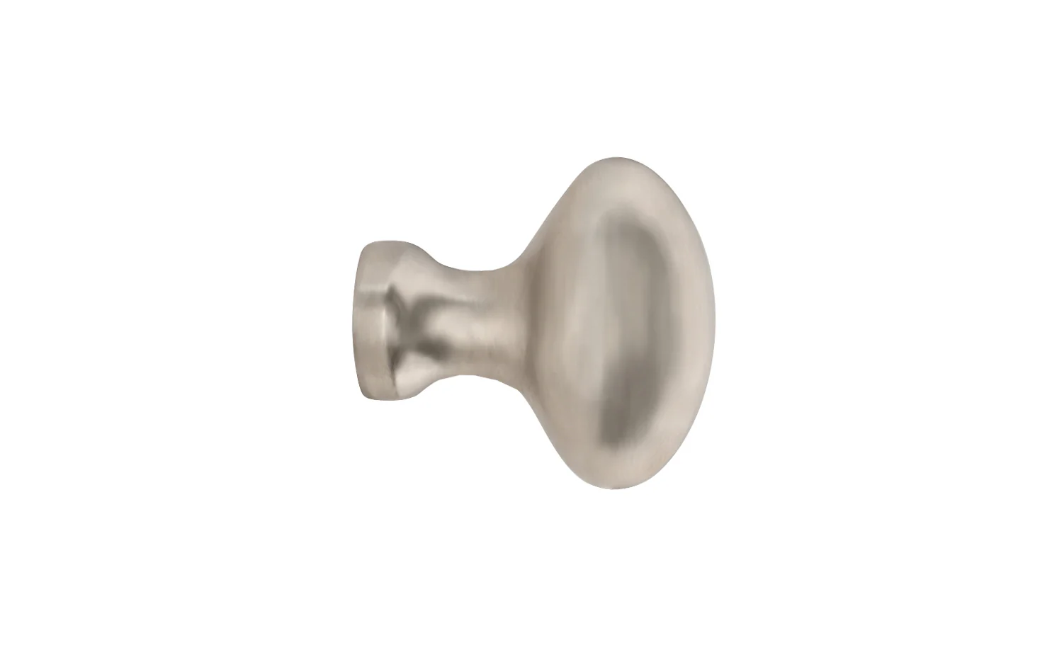 Solid Brass Cabinet Oval Knob ~ 1" Length - Image 5