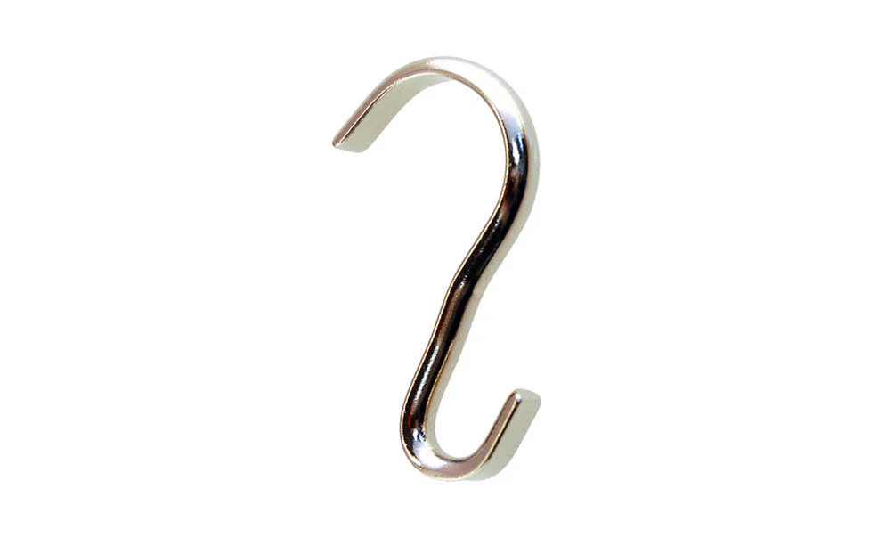 Solid Brass Picture Moulding Hook ~ Narrow Width