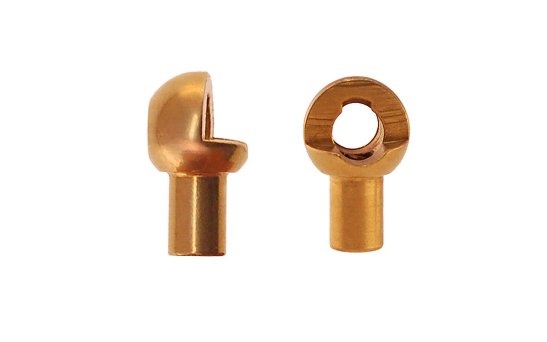 Solid Brass Posts for Bail Pulls - Pair