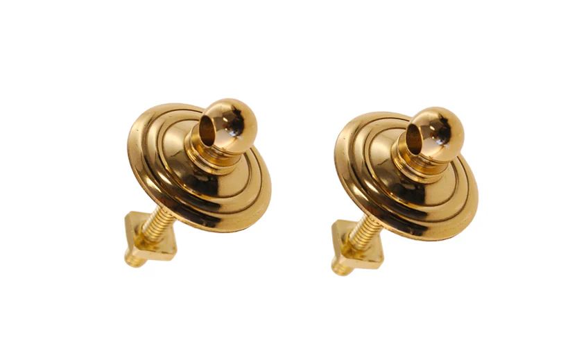 Solid Brass Posts for "Swan Neck" Pulls