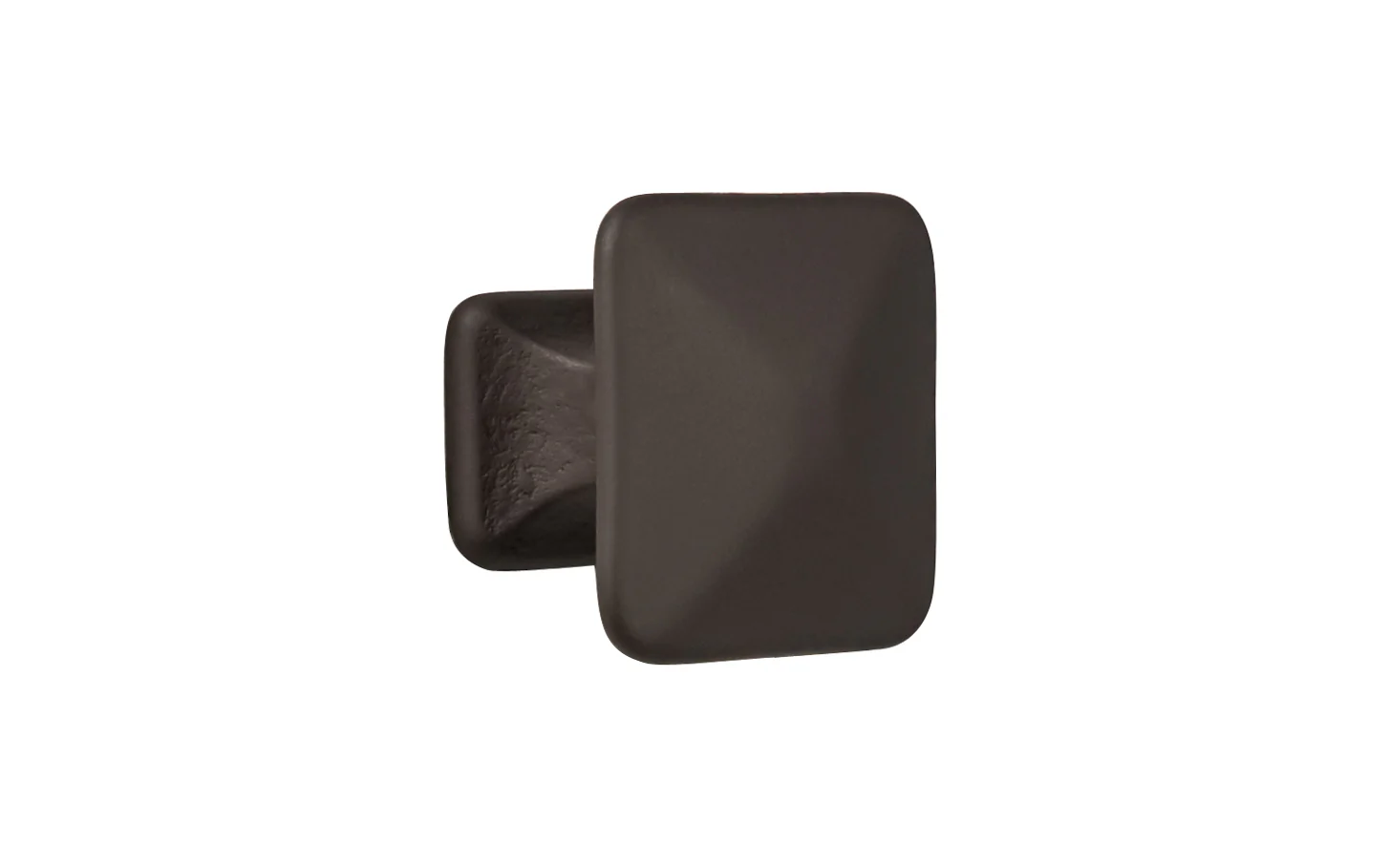 Solid Brass Square Cabinet Knob ~ 1" Size - Image 3