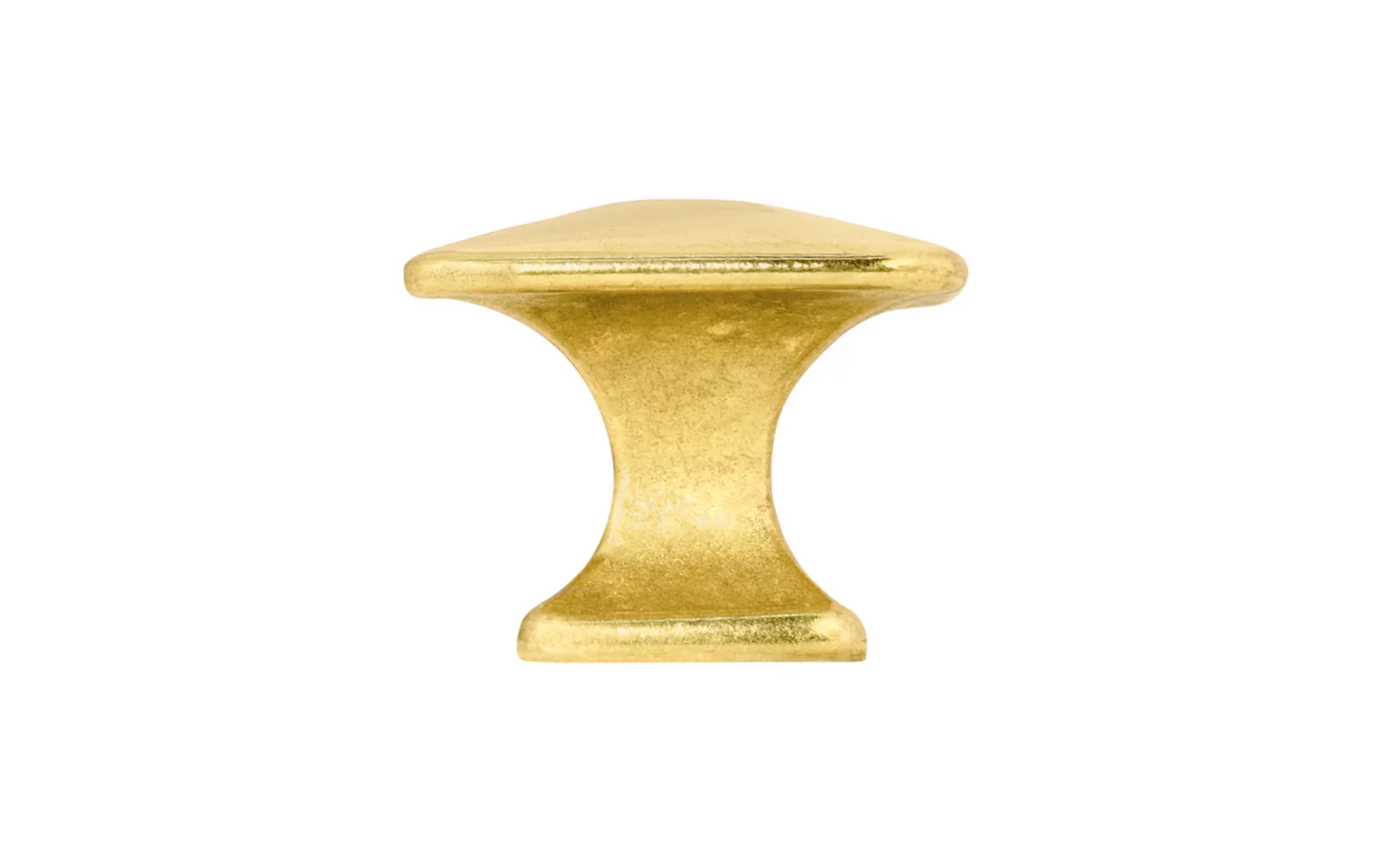 Solid Brass Square Cabinet Knob ~ 1" Size - Image 7