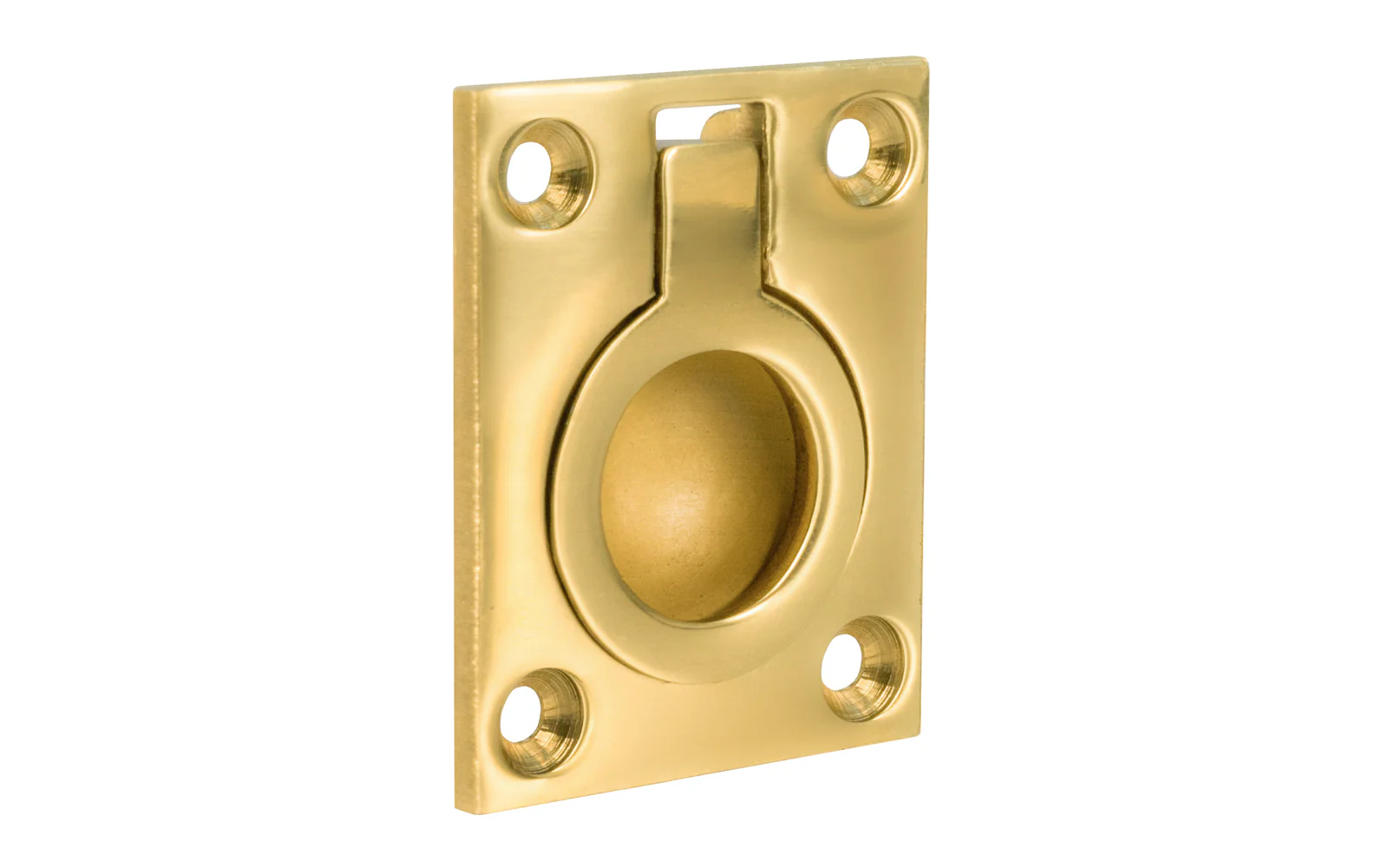 Solid Brass Flush Mount Ring Pull - Image 6