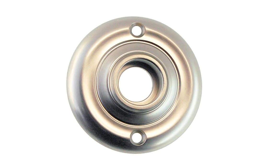 Solid Brass Smooth Ring-Design Rosette ~ 2-1/4" Diameter - Image 3