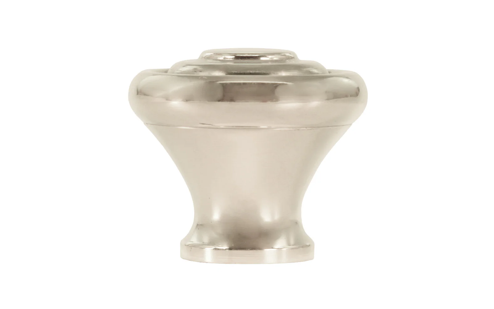 Solid Brass "Art Deco" Style Round Cabinet Knob - Image 4