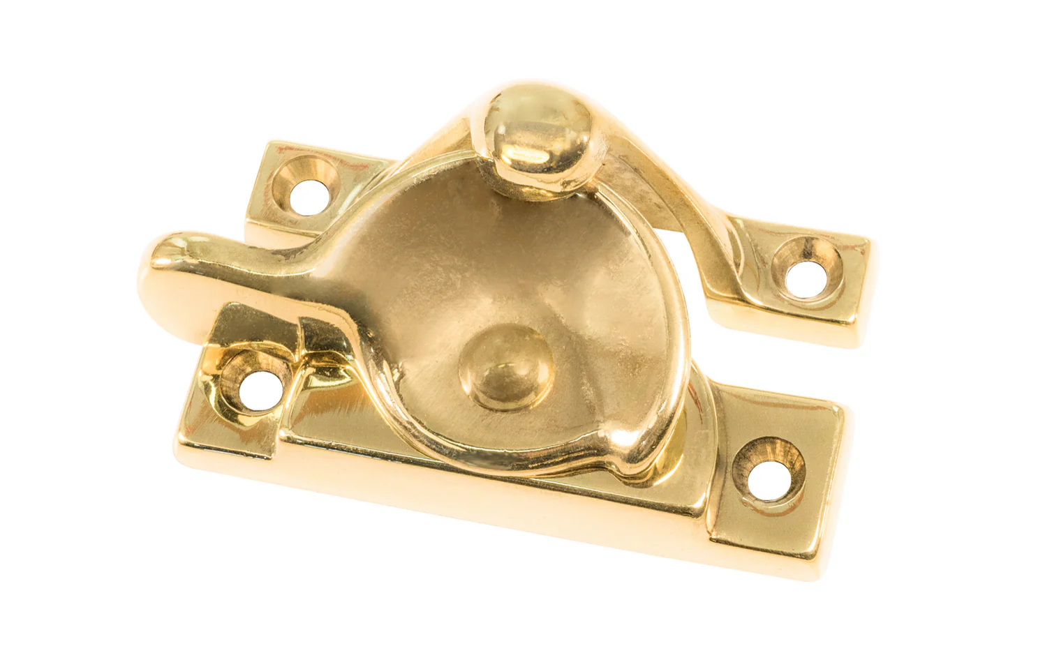 Solid Brass Sash Lock With Square Corners