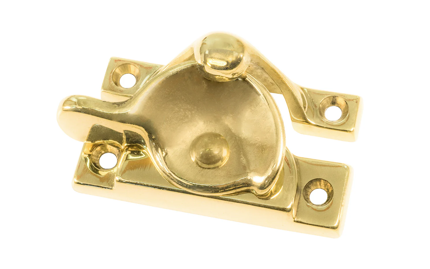 Solid Brass Sash Lock With Square Corners - Image 8