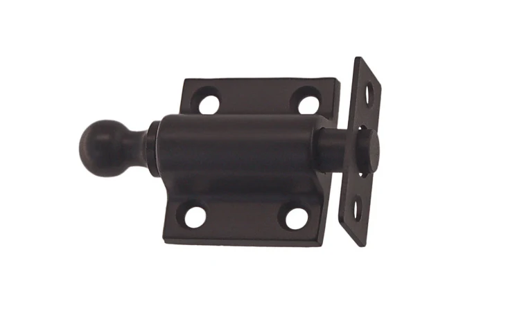 Solid Brass Sash Spring-Loaded Bolt - Image 3