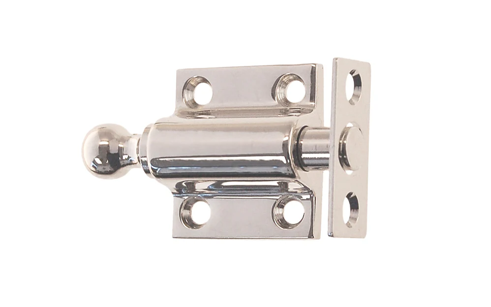 Solid Brass Sash Spring-Loaded Bolt - Image 4
