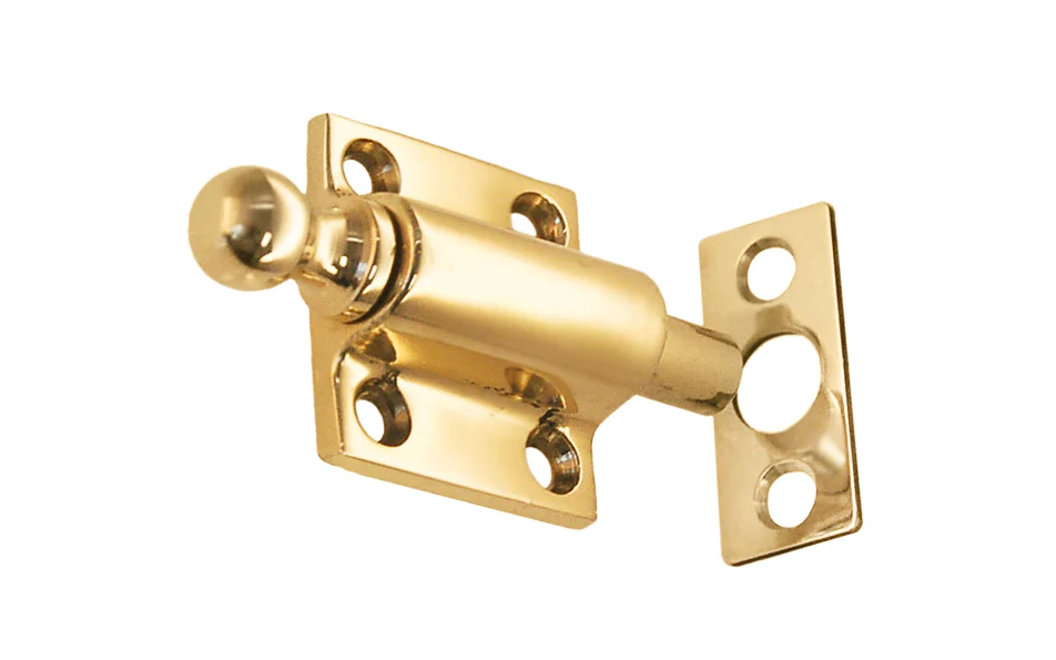Solid Brass Sash Spring-Loaded Bolt - Image 6