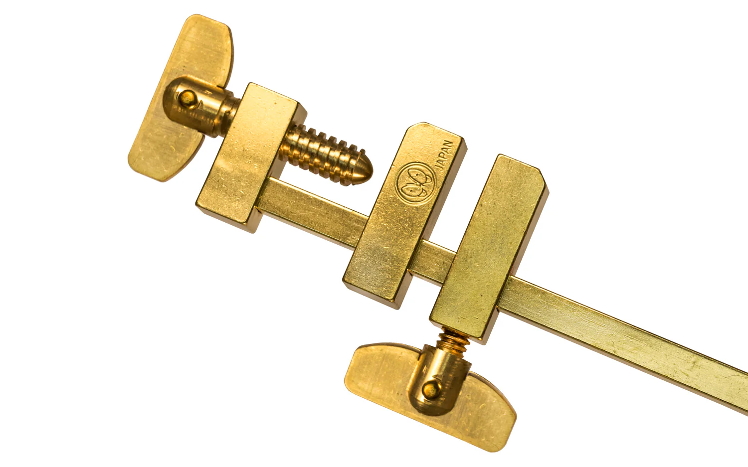 Small Solid Brass Bar Clamp ~ 6" Long - 150 mm - Image 2