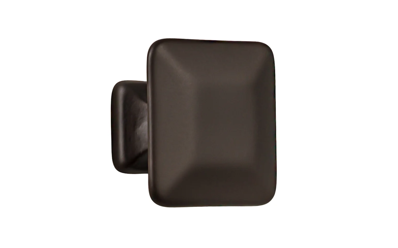 Solid Brass Square Cabinet Knob ~ 1-1/4" Size - Image 2