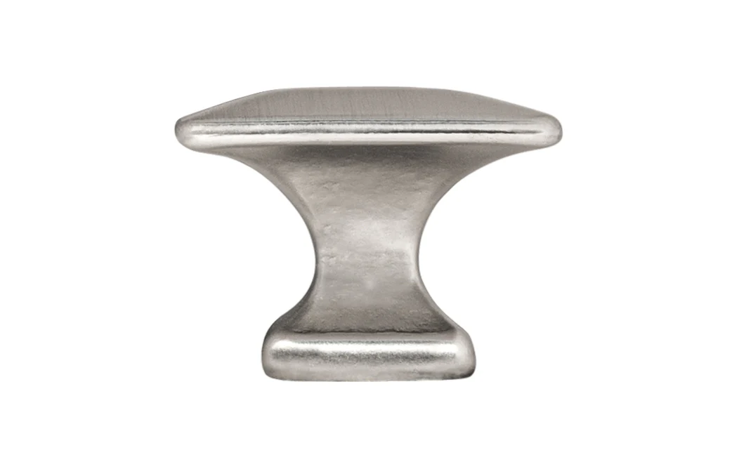 Solid Brass Square Cabinet Knob ~ 1-1/4" Size - Image 3