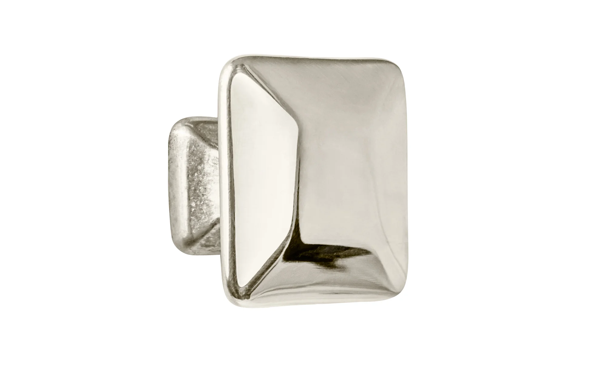 Solid Brass Square Cabinet Knob ~ 1-1/4" Size - Image 4