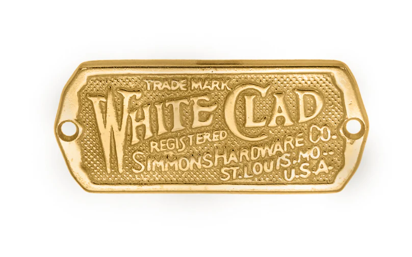 Solid Brass "White Clad" Ice Box Plate - Image 4