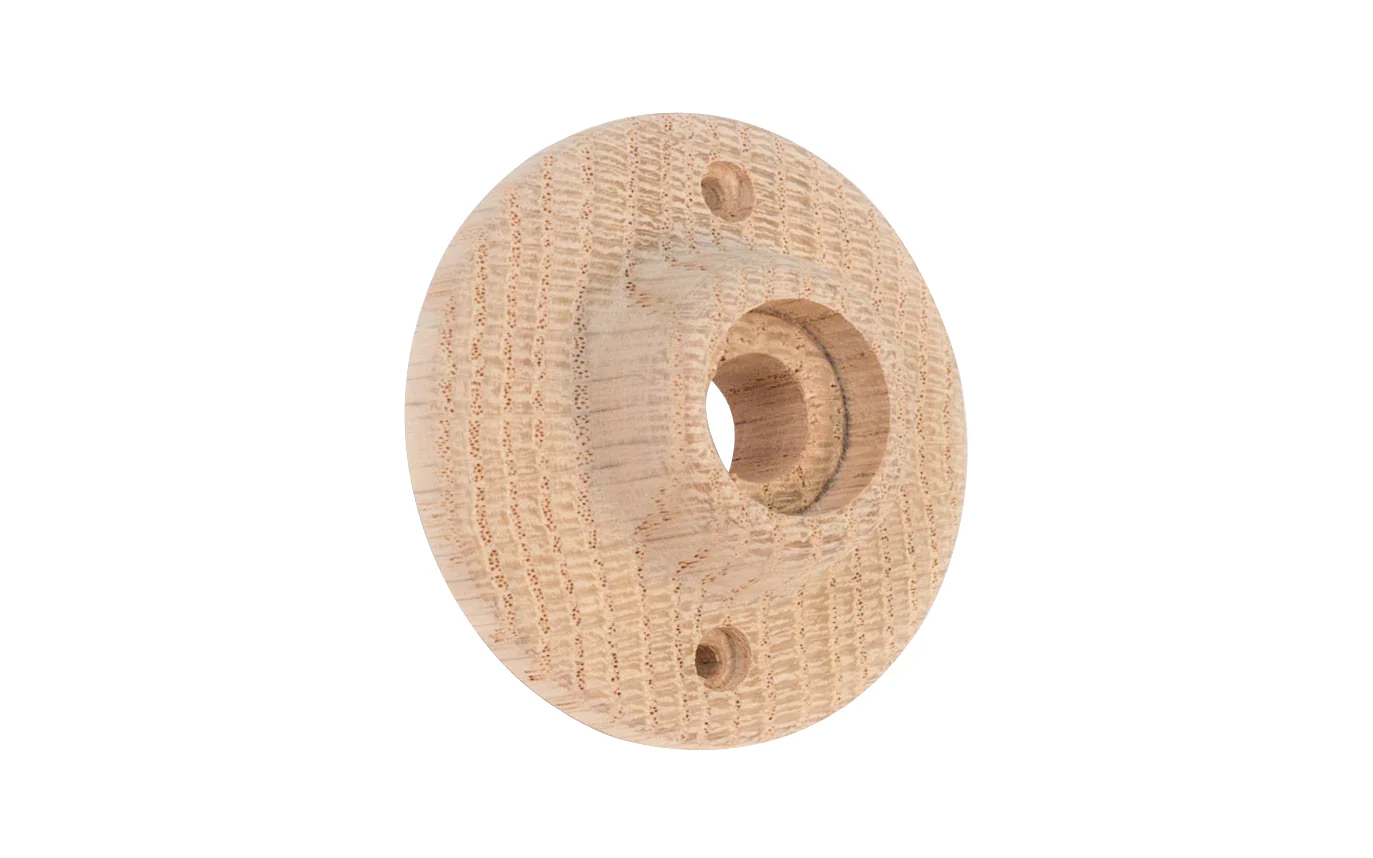 Solid Oak Wood Rosette - Image 2