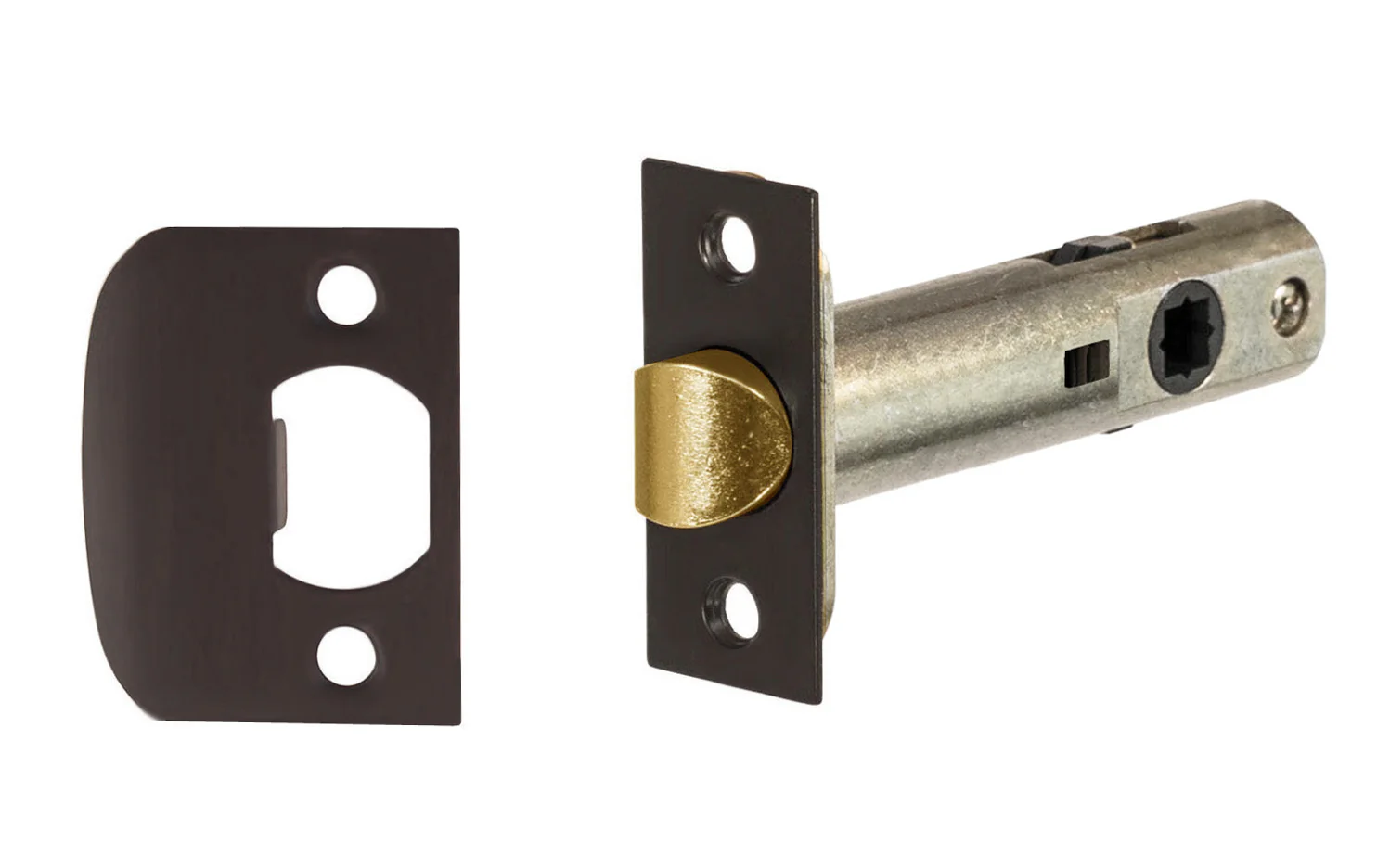 Classic Spring Latch for Doors (Passage) ~ 2-3/4" Backset - Image 2