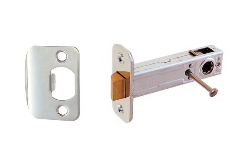 Spring Latch for Doors with Locking Pin (Privacy) ~ 2-3/4" Backset - Image 3