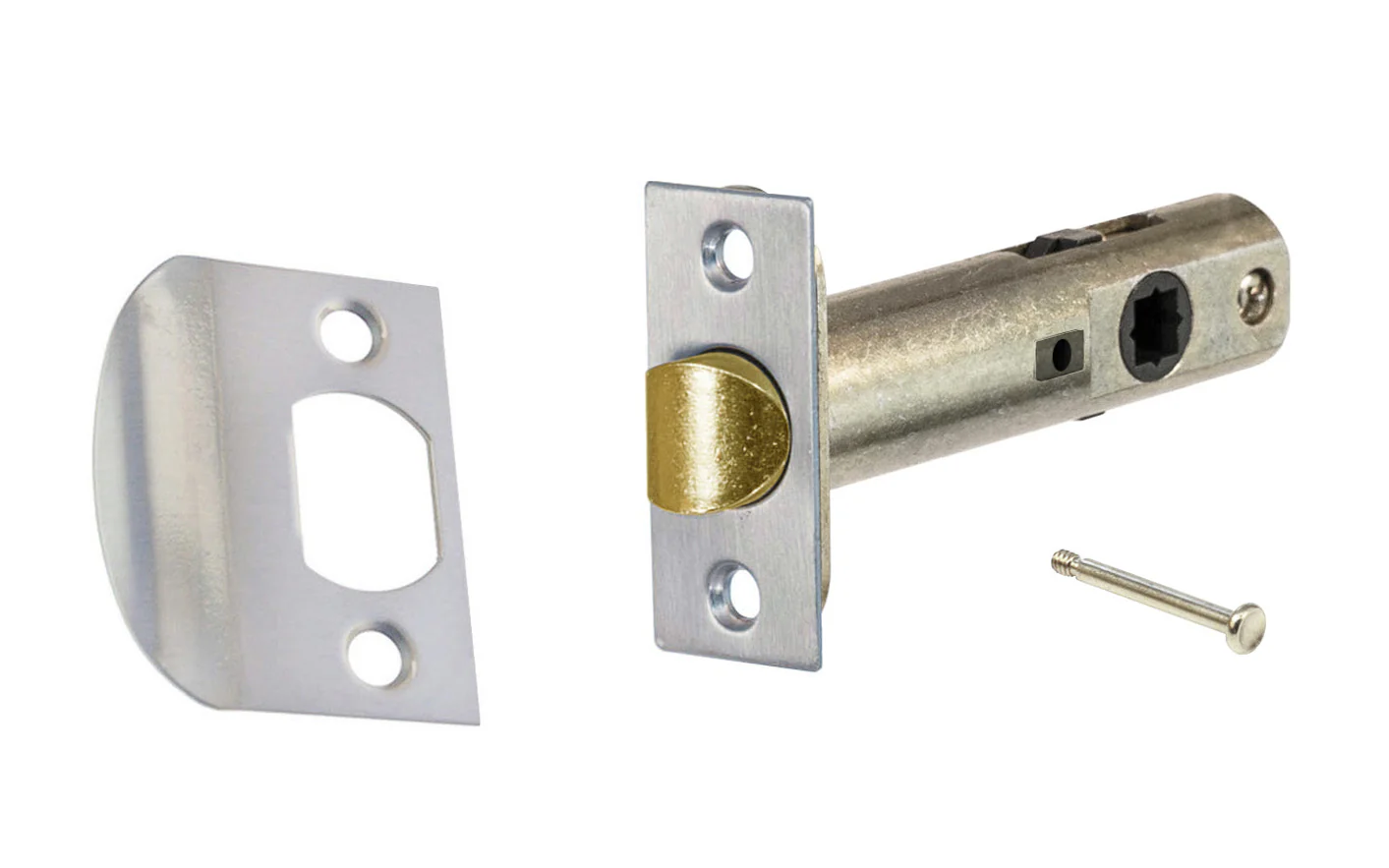 Classic Spring Latch for Doors with Locking Pin (Privacy) ~ 2-3/4" Backset - Image 5