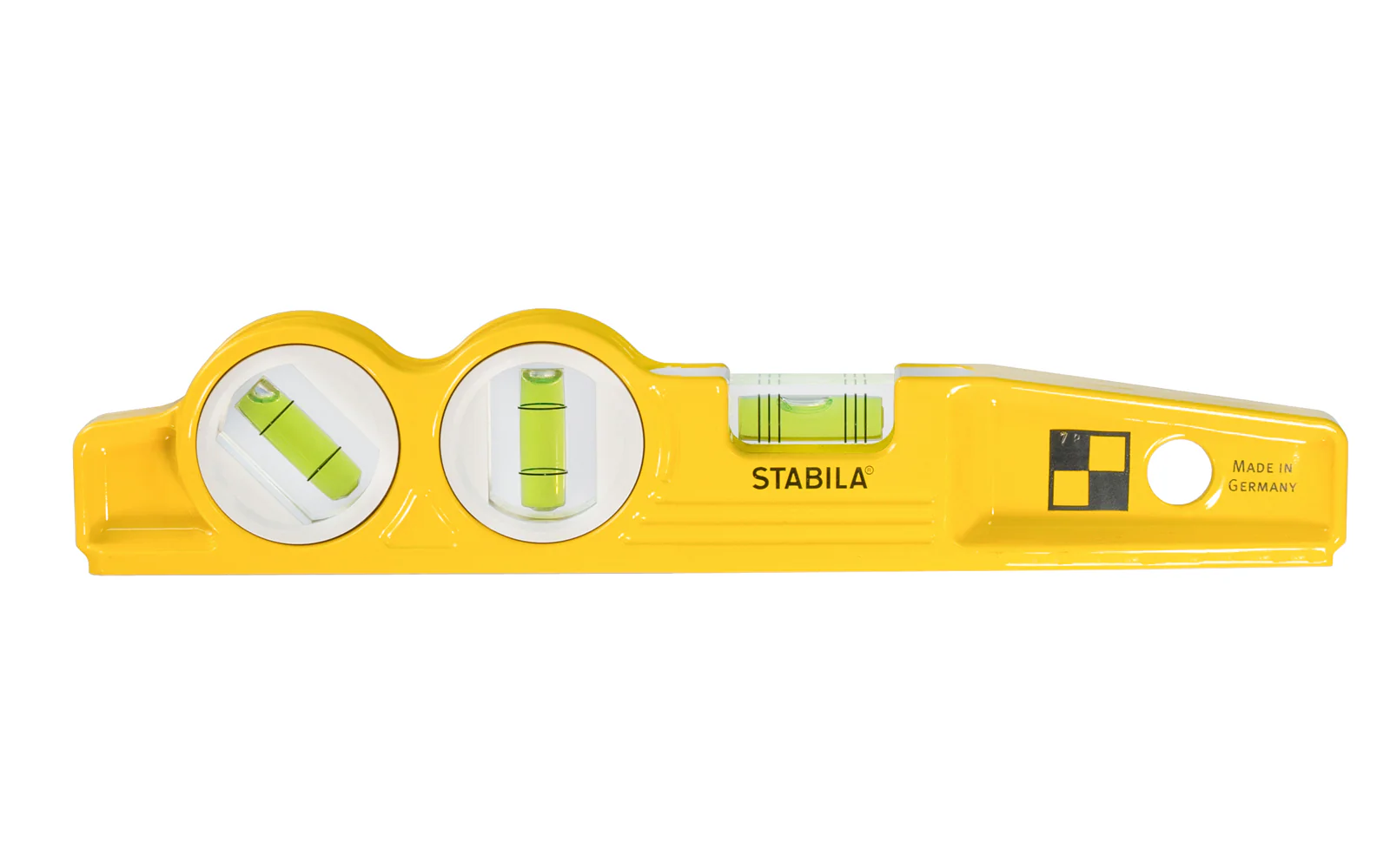 Stabila 10" Magnetic Torpedo Level With Three Vials ~ Type 81SVREMW45 Die Cast - Image 4