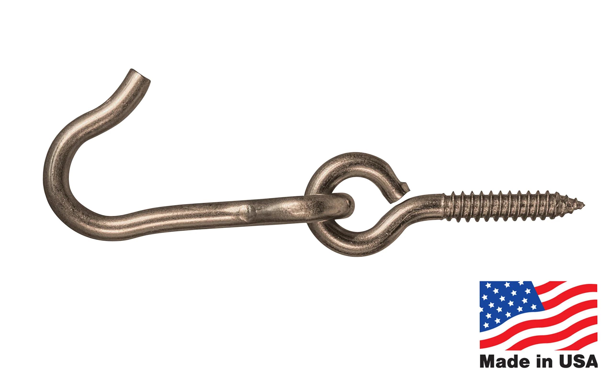Stainless Steel Hook & Screw Eye - Image 2
