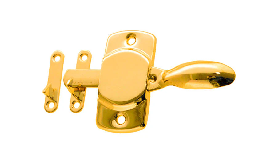 Stamped Brass Handle Latch - Image 2