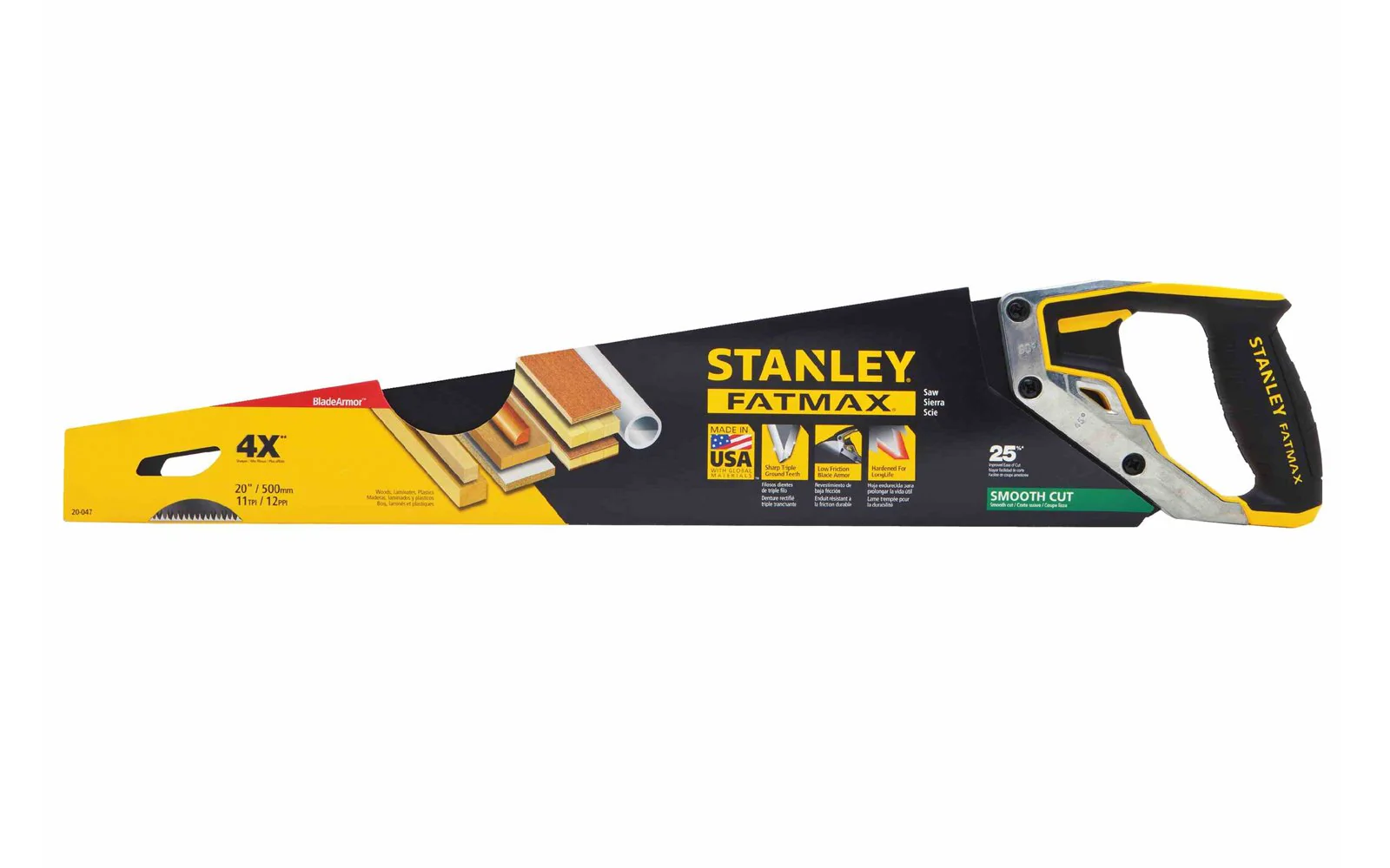 Stanley 20" Fatmax Handsaw - 11 TPI ~ 20-047 - Image 4