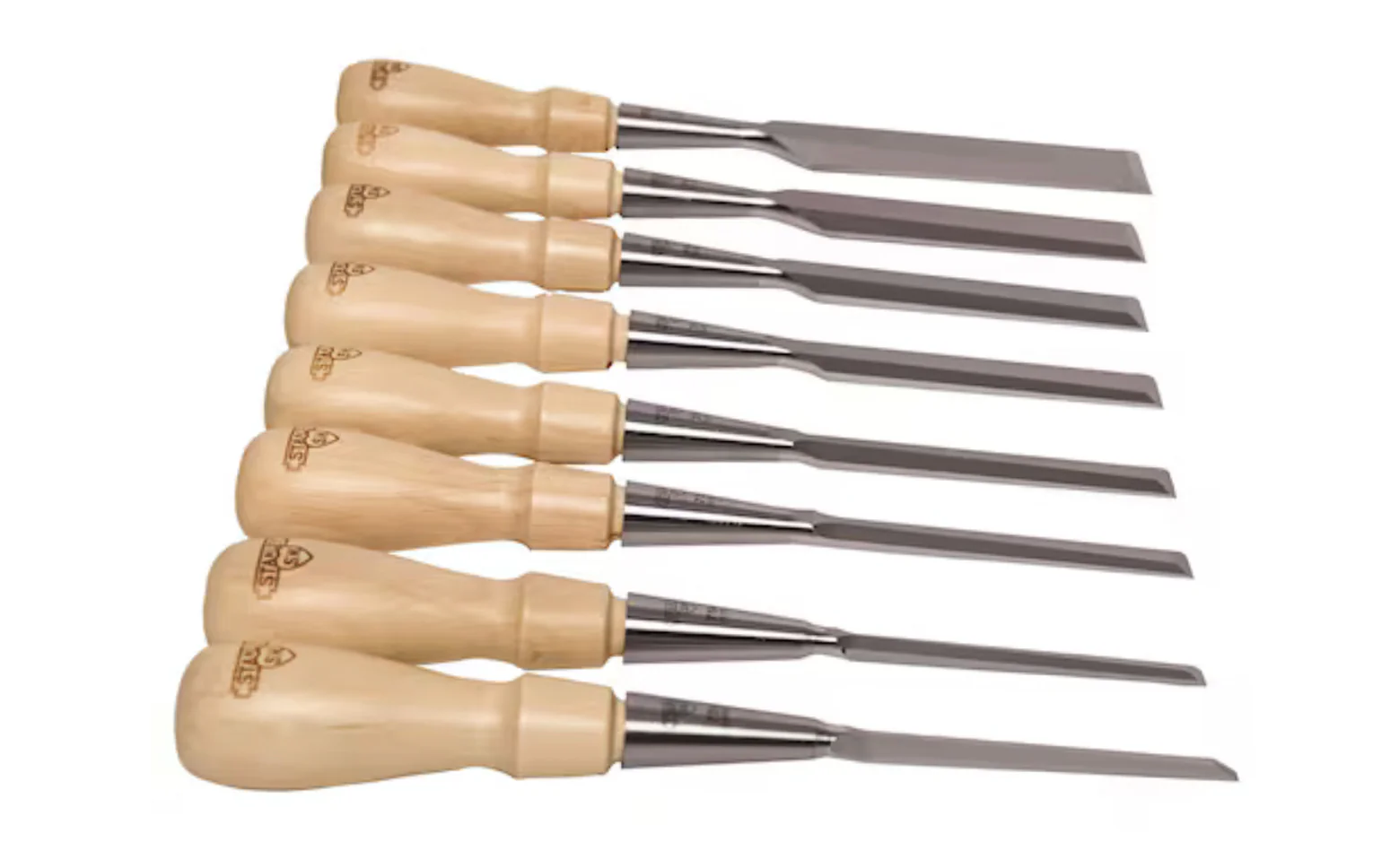 Stanley 8-Piece "Sweetheart" Socket Chisel Set with Leather Roll - Image 3