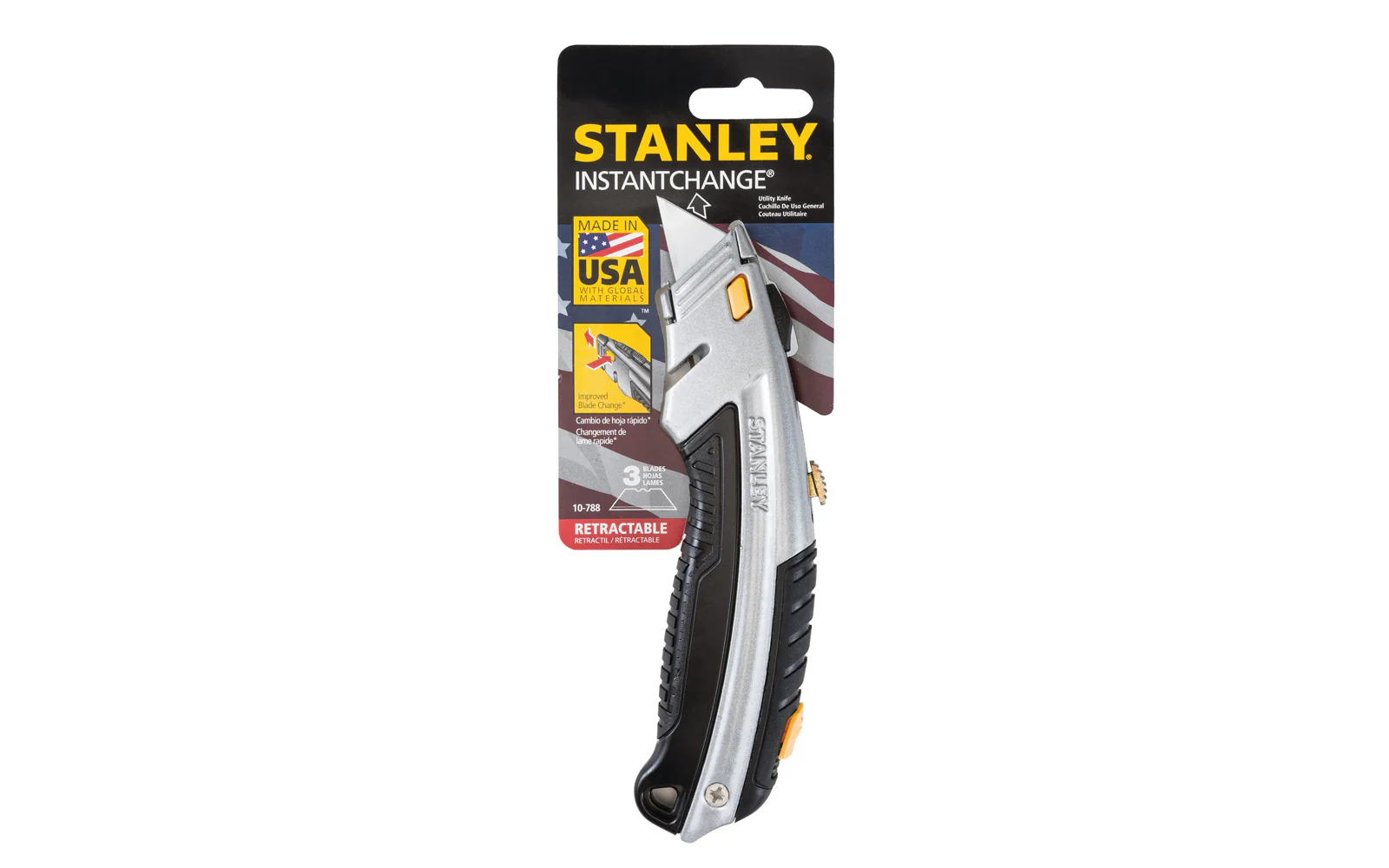 Stanley "Instantchange" Retractable Blade Utility Knife ~ 10-788 - Image 3