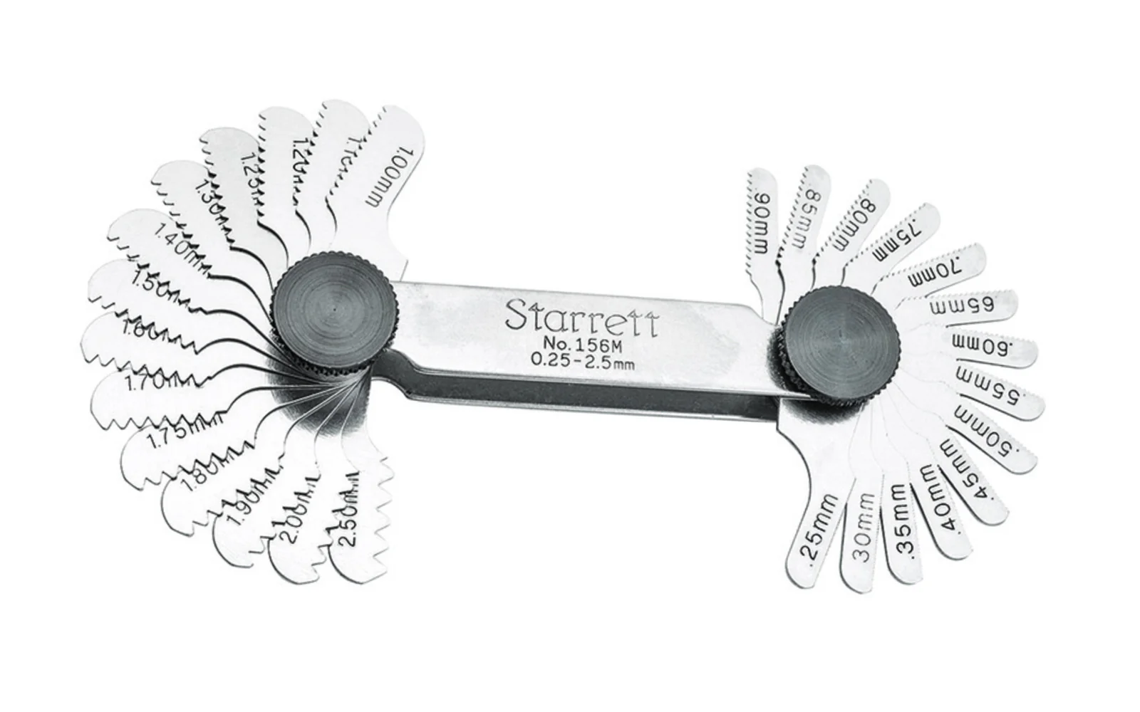 Starrett 156M Metric Screw Pitch Gage