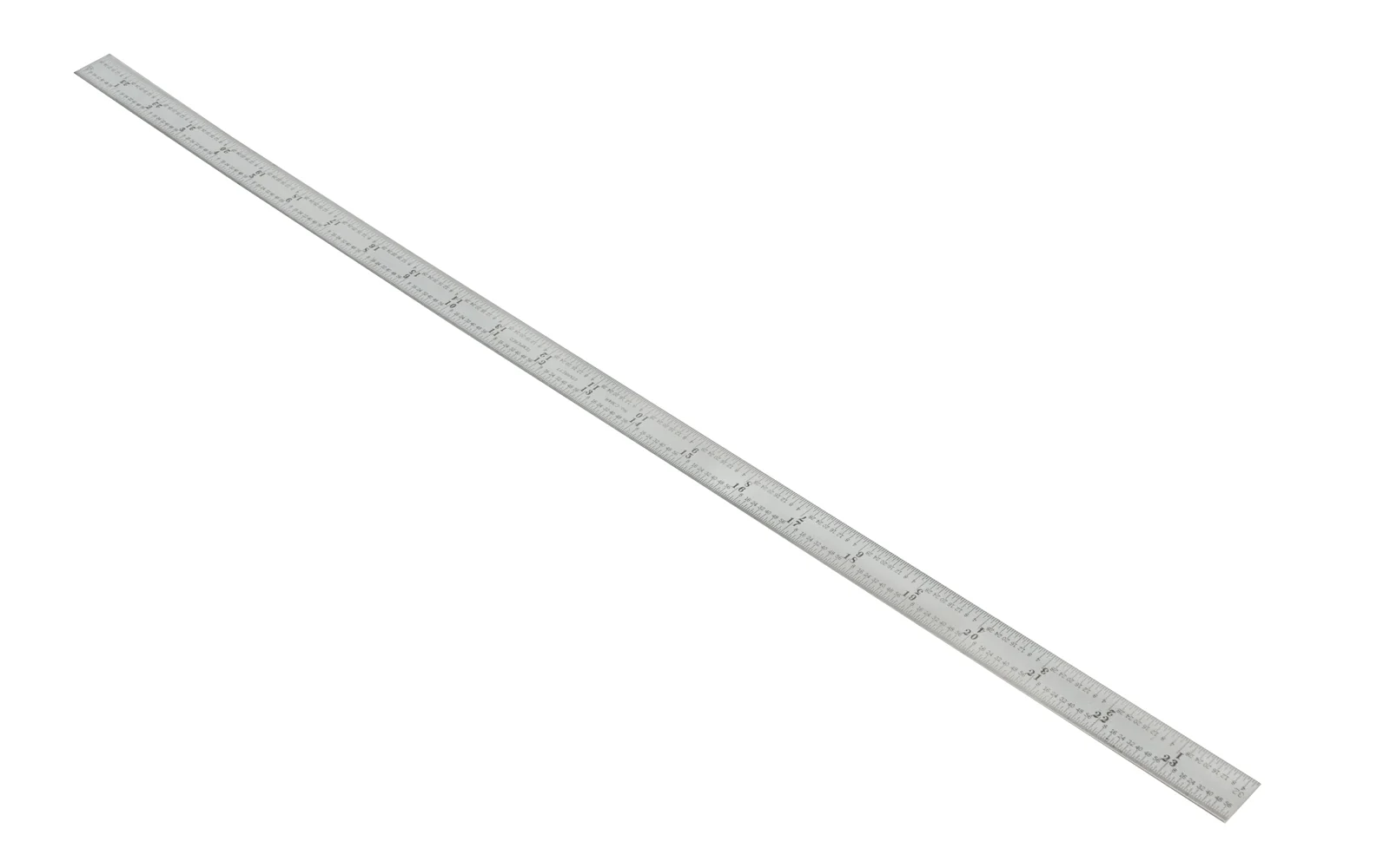Starrett 24" Flexible Rule - 1/8", 1/16", 1/32", 1/64" Grads