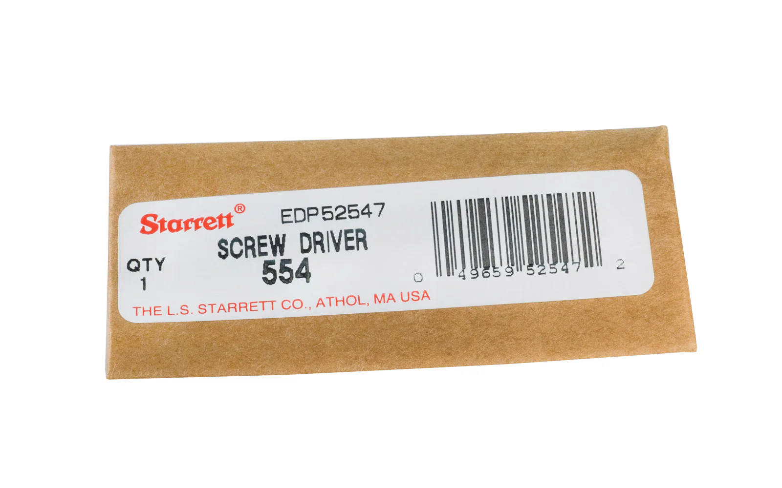 Starrett 554 Mini Slotted Screwdriver - Image 2