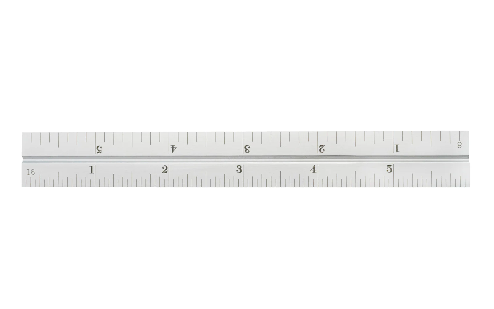 Starrett 6" Blade for Combo Square - 1/8", 1/16", 1/32", 1/64" Grads - Image 2